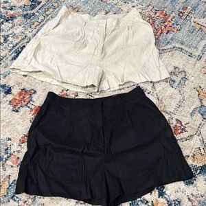 Antonio Melani stylish Black and Cream Women's Shorts size 10